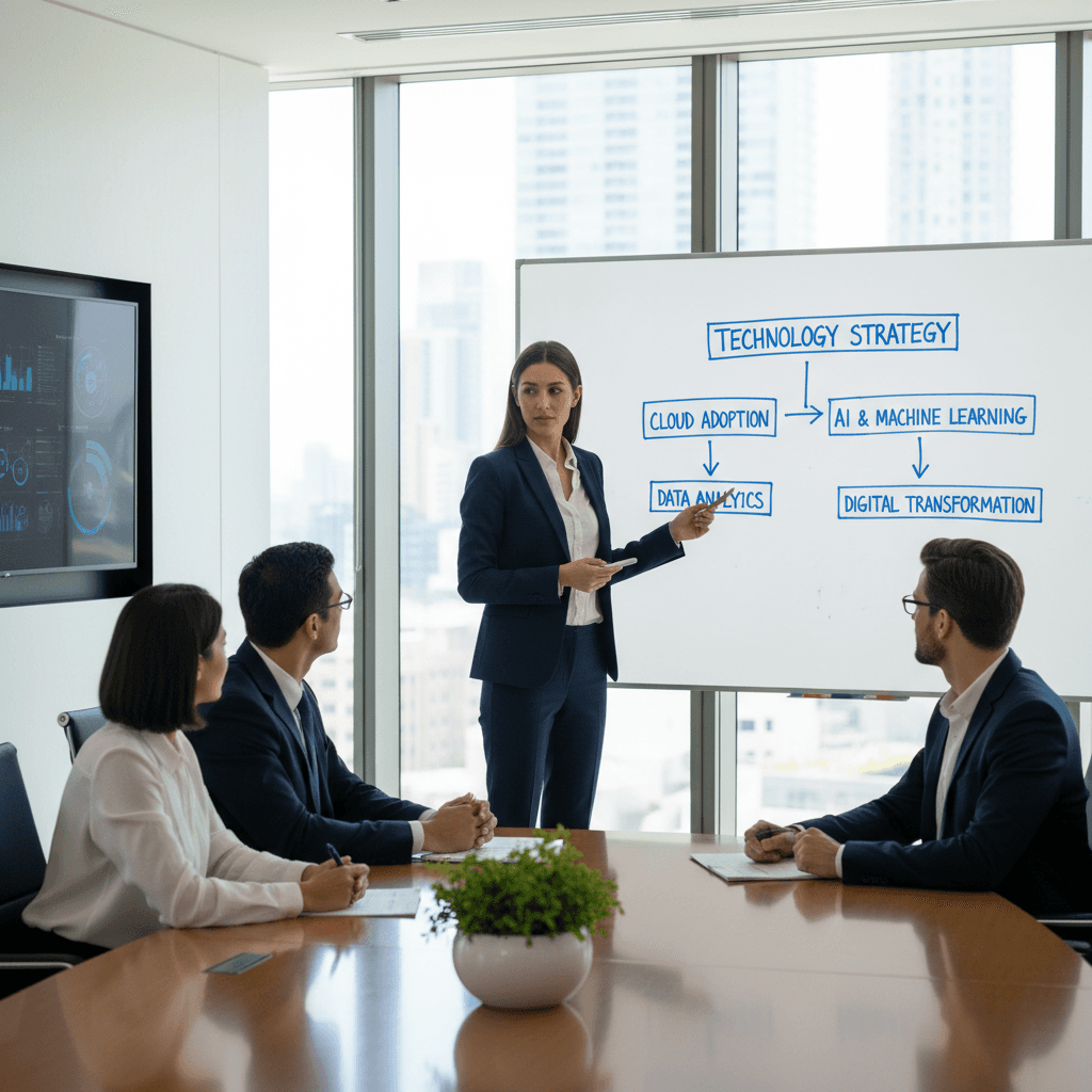 IT strategy consulting session